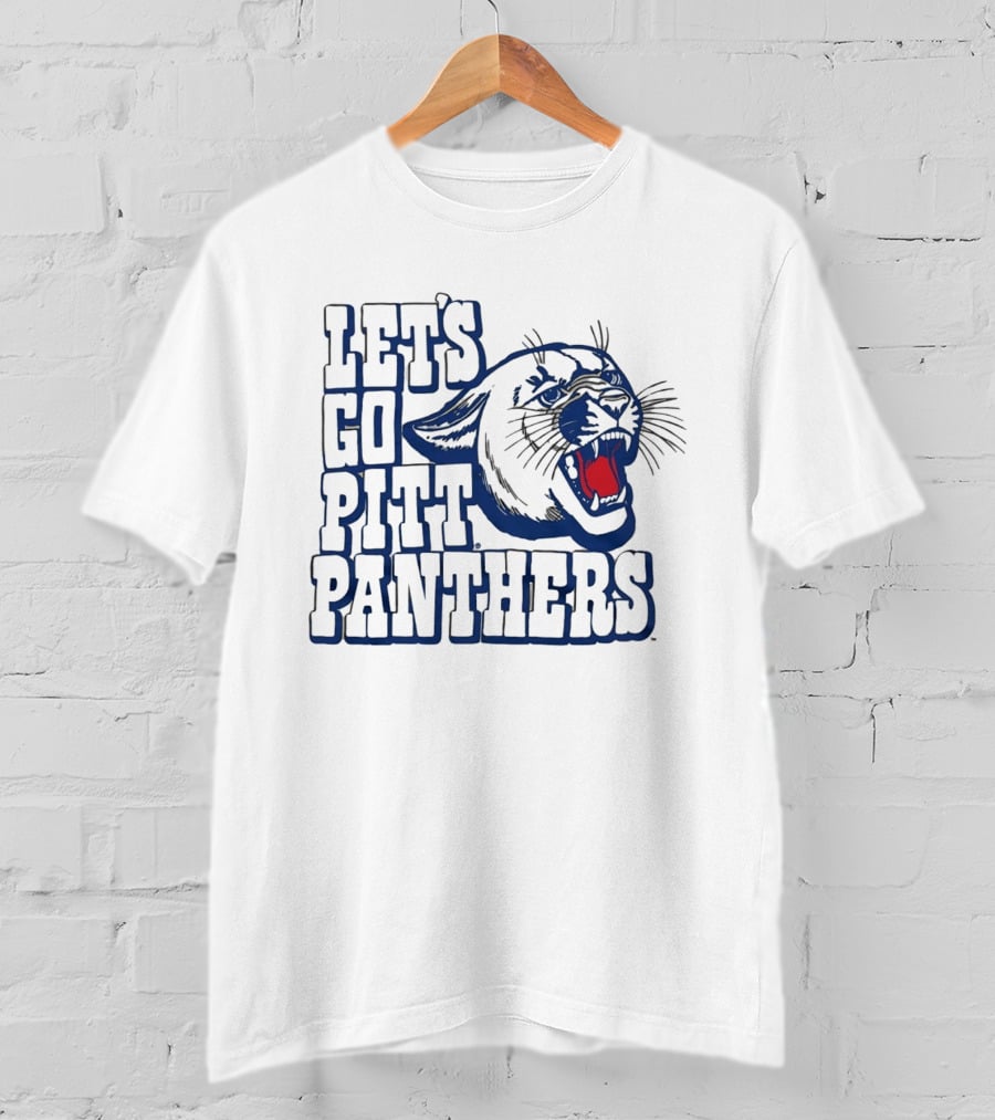 Let's Go Pitt Panthers Roaring Panther T-Shirt