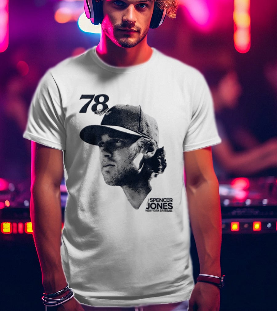 Spencer Jones No 78 New York Yankees MLB Lineage Series T-Shirt