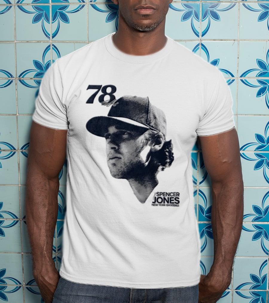 Spencer Jones No 78 New York Yankees MLB Lineage Series T-Shirt