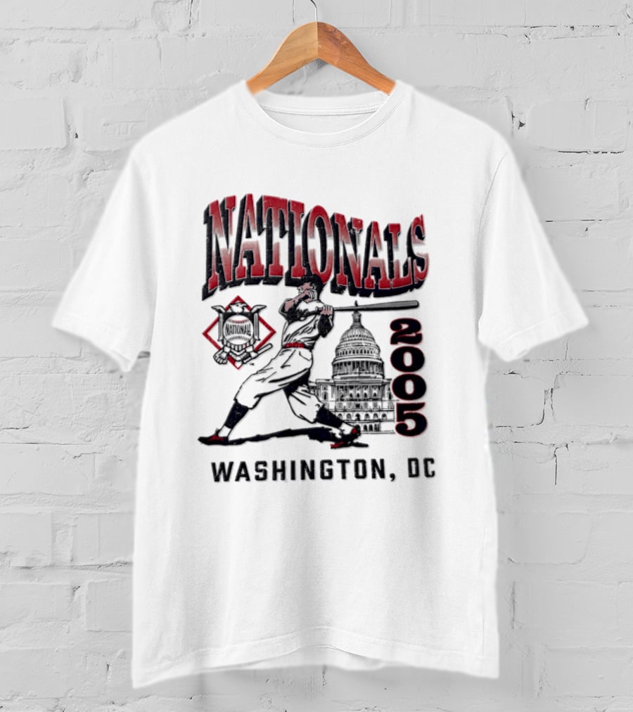 Washington Nationals 2005 Washington DC Baseball T-Shirt