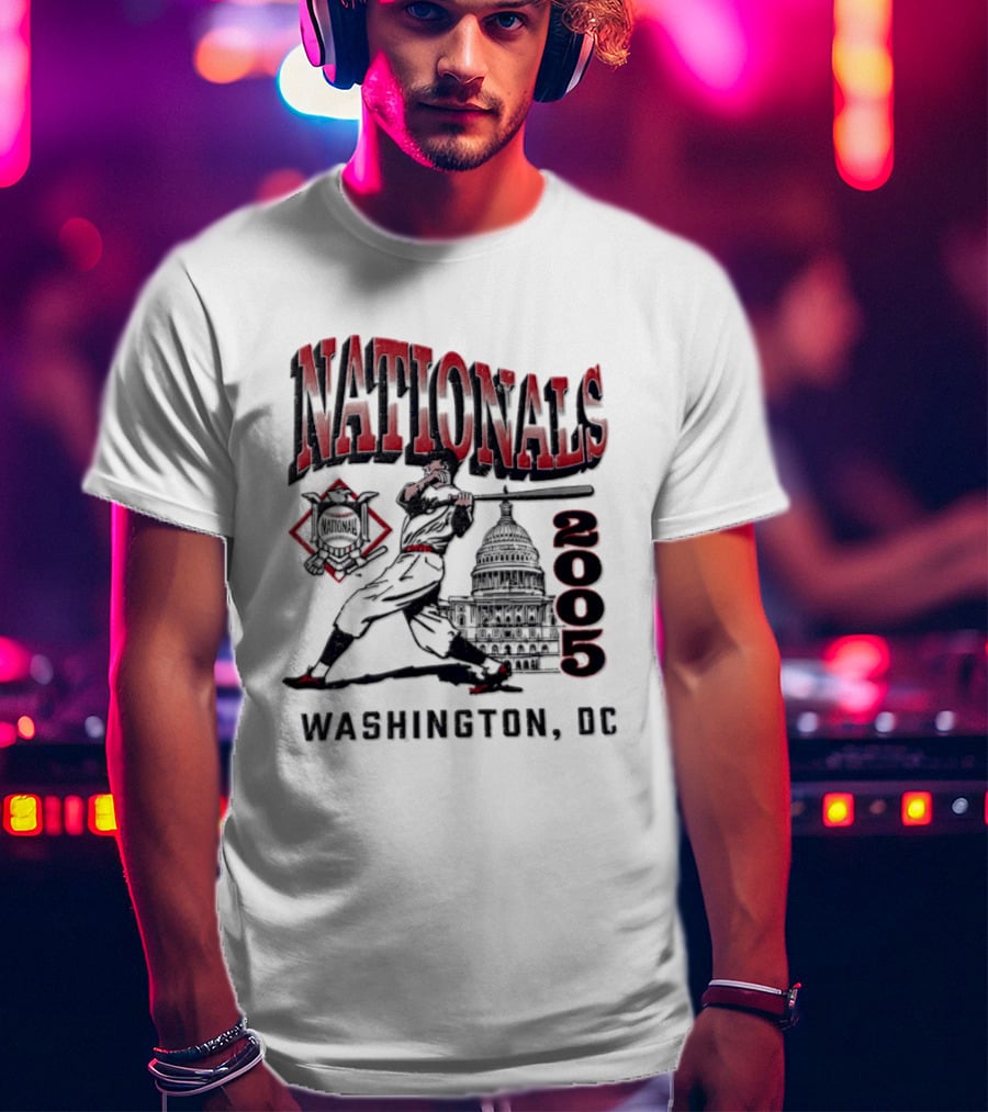 Washington Nationals 2005 Washington DC Baseball T-Shirt
