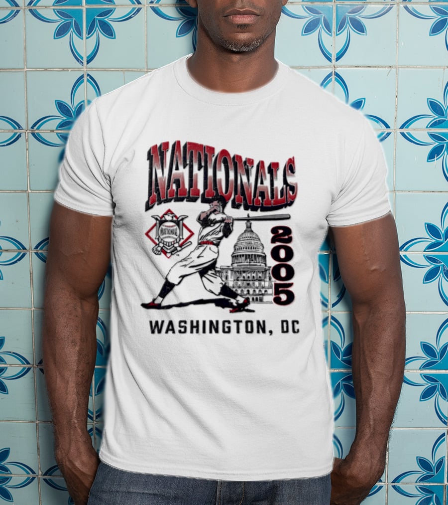 Washington Nationals 2005 Washington DC Baseball T-Shirt