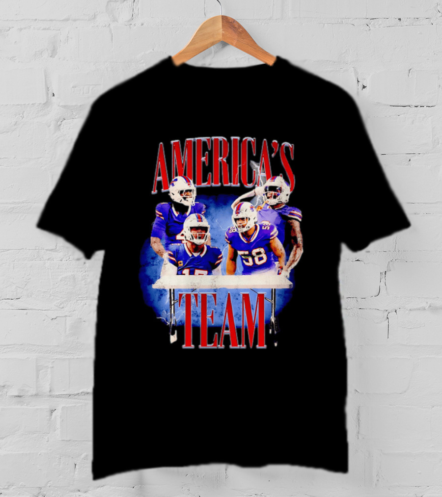 Buffalo Bills America's Team Players Table Celebration T-Shirt