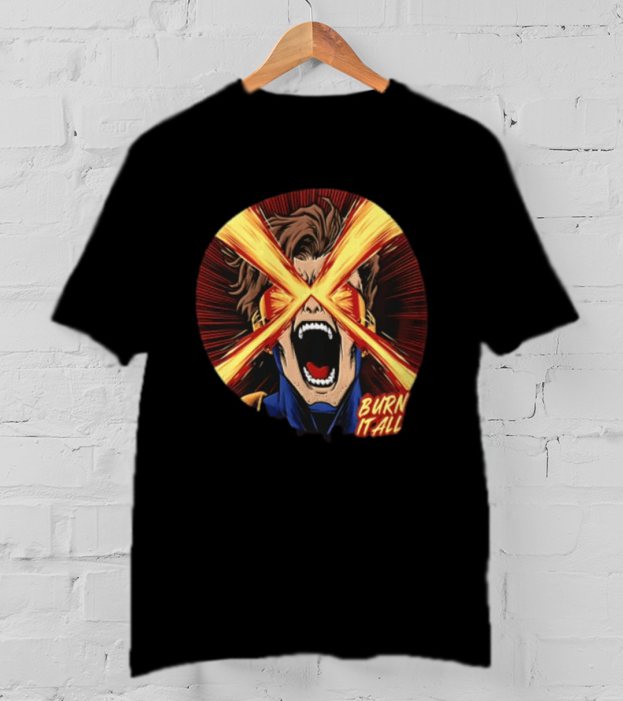 Burn It All Scream Visor Optic Beams T-Shirt