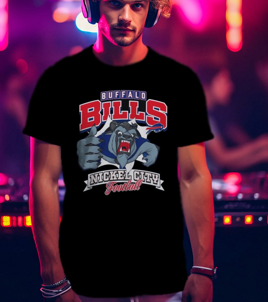 Buffalo Bills Nickel City Football Disney Beast T-Shirt