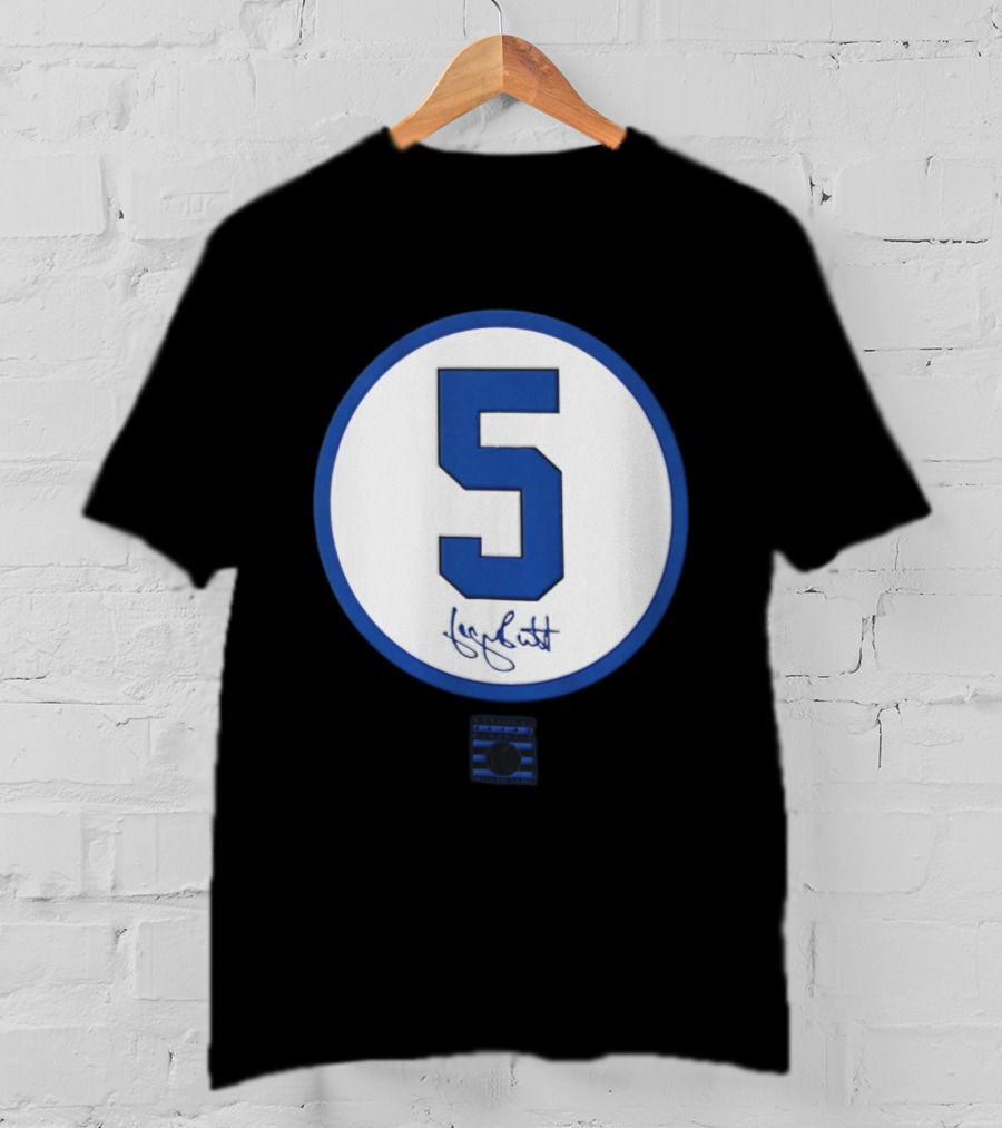 George Brett Number 5 Kansas City Royals MLB Signature Edition T-Shirt