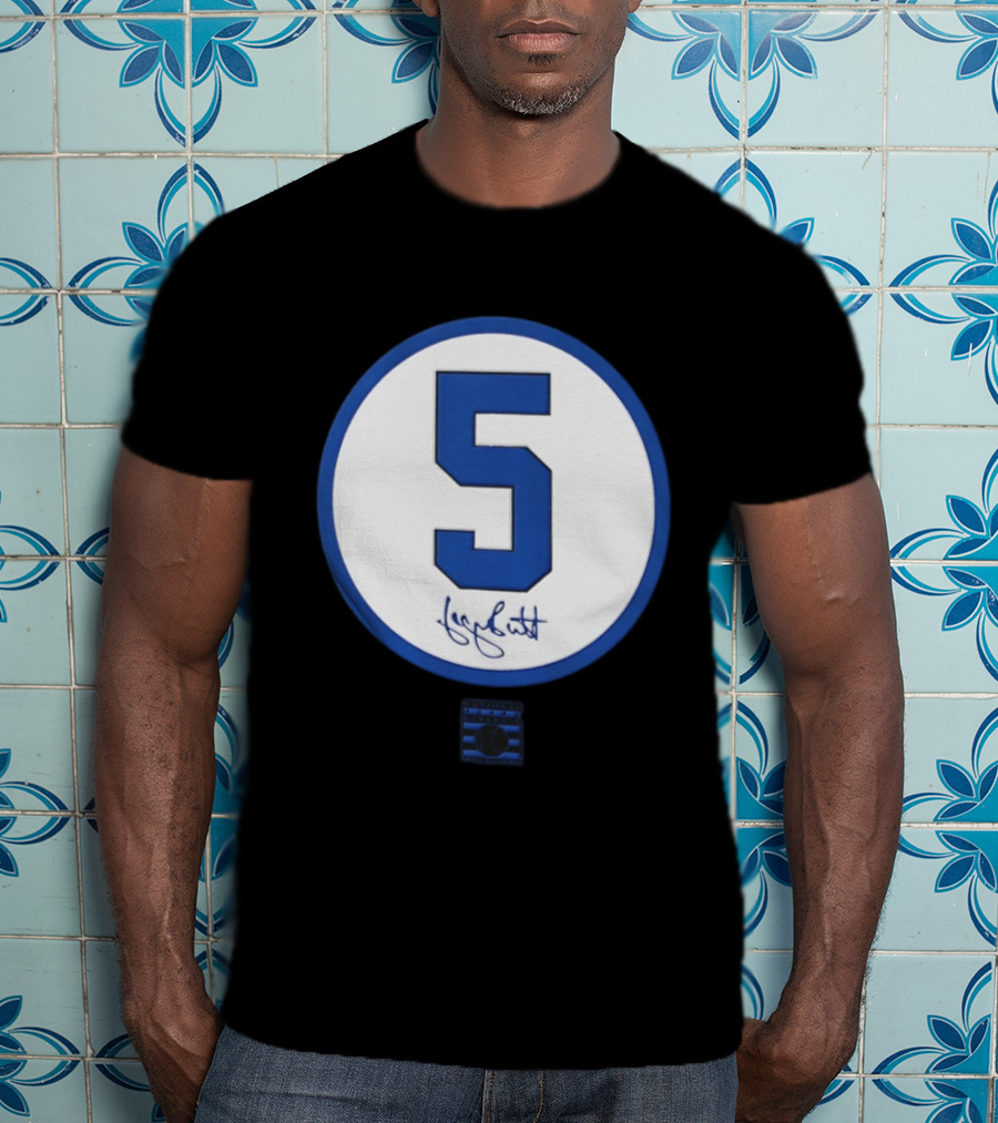 George Brett Number 5 Kansas City Royals MLB Signature Edition T-Shirt