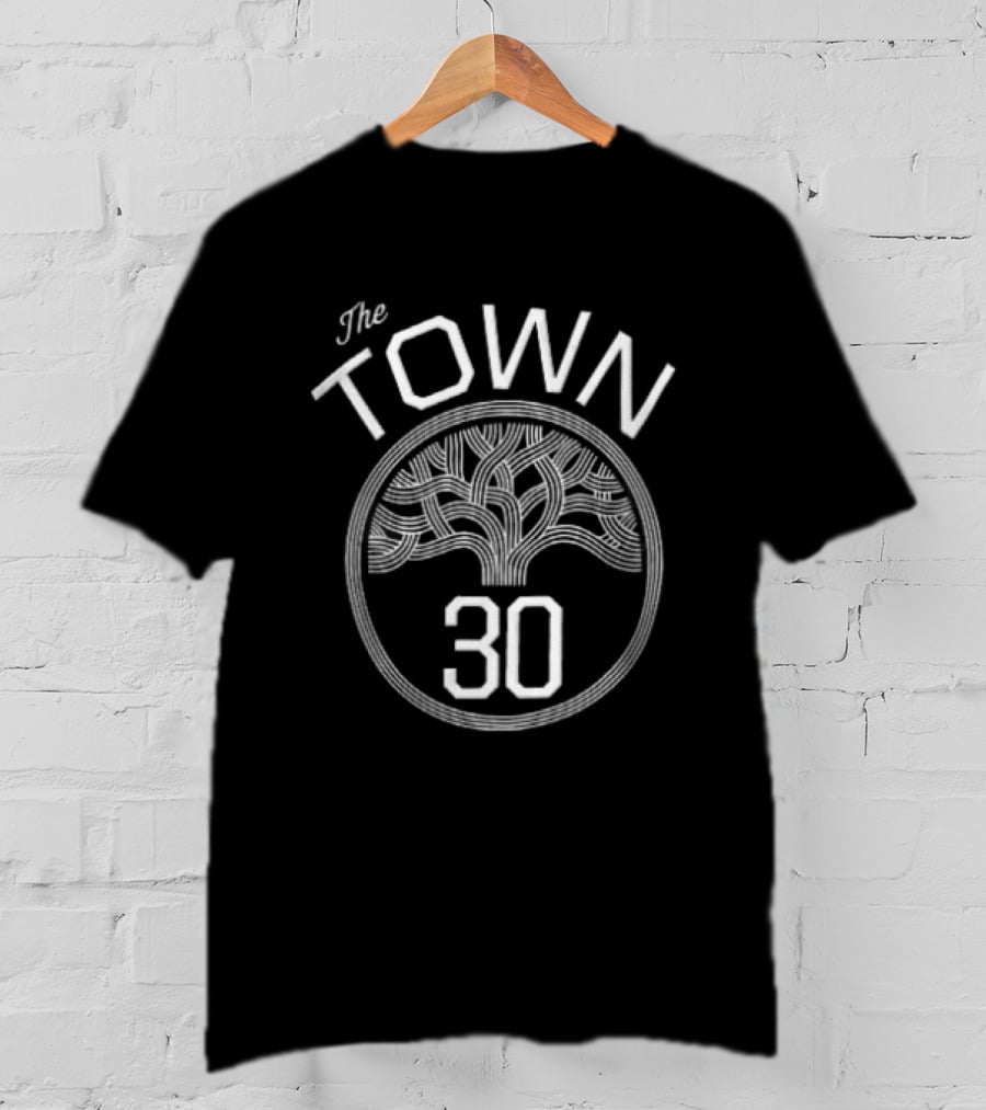 Golden State Warriors The Town 30 Stephen Curry Stylized Tree T-Shirt