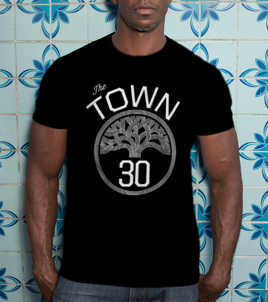 Golden State Warriors The Town 30 Stephen Curry Stylized Tree T-Shirt