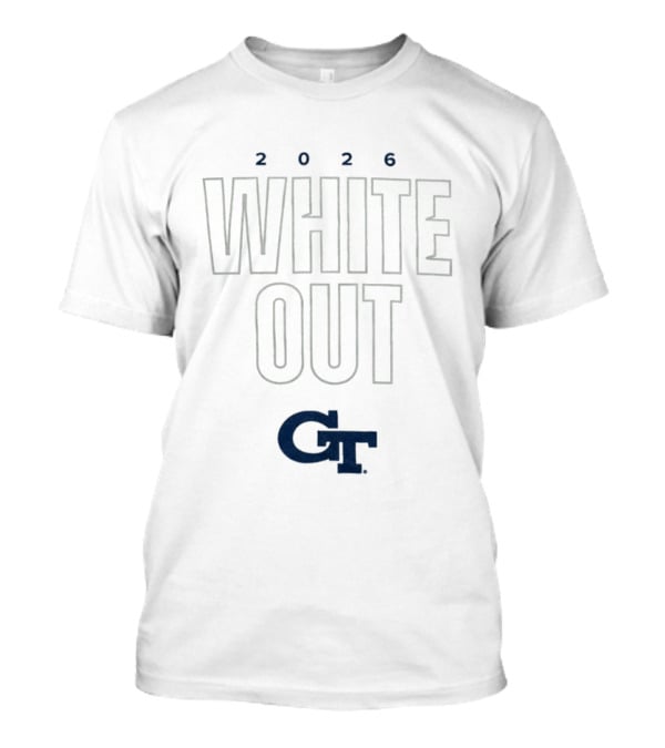 2026 White Out GT Football Event T-Shirt