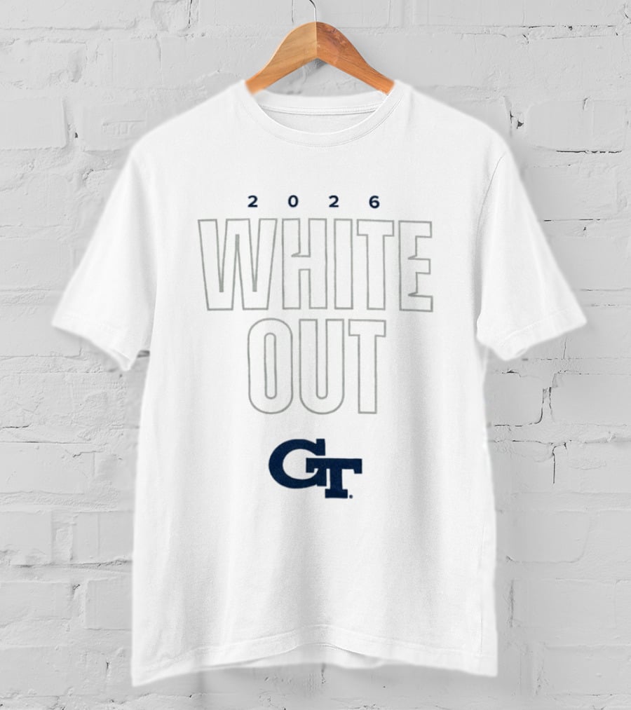 2026 White Out GT Football Event T-Shirt