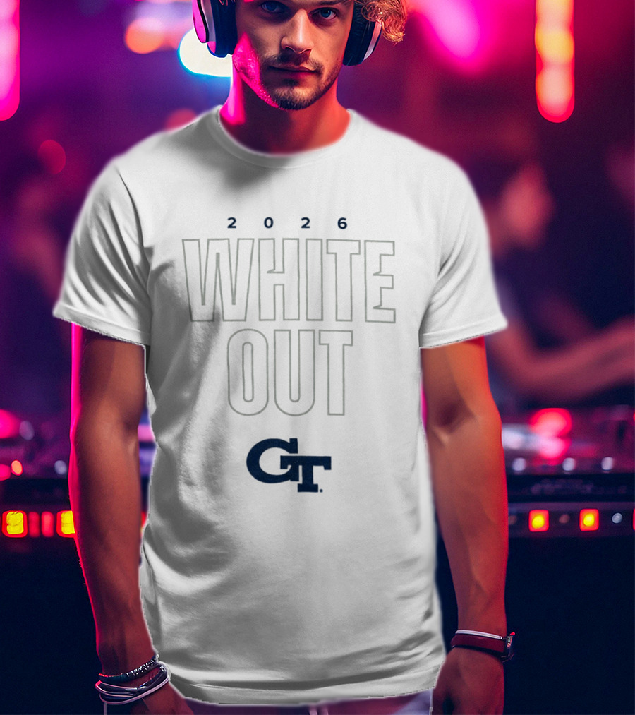 2026 White Out GT Football Event T-Shirt