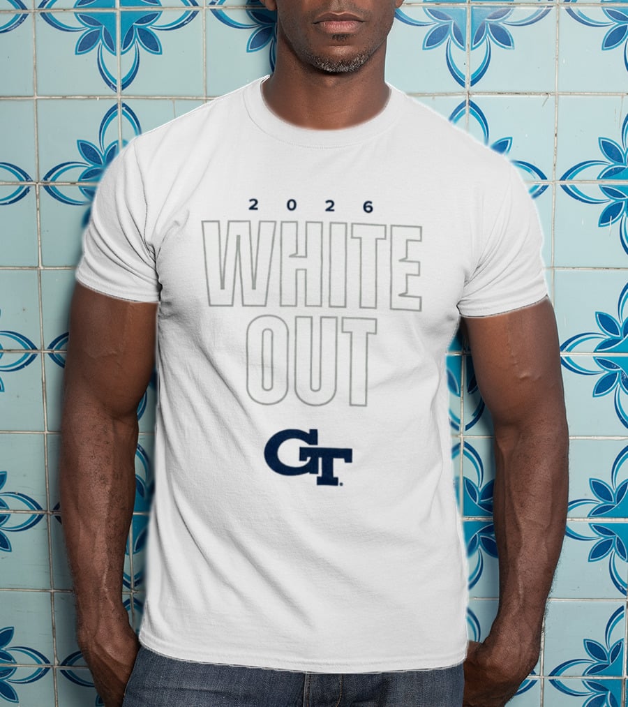 2026 White Out GT Football Event T-Shirt