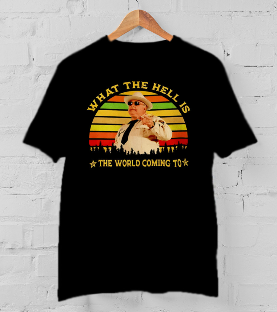 What The Hell Is The World Coming To Sheriff Buford Justice T-Shirt