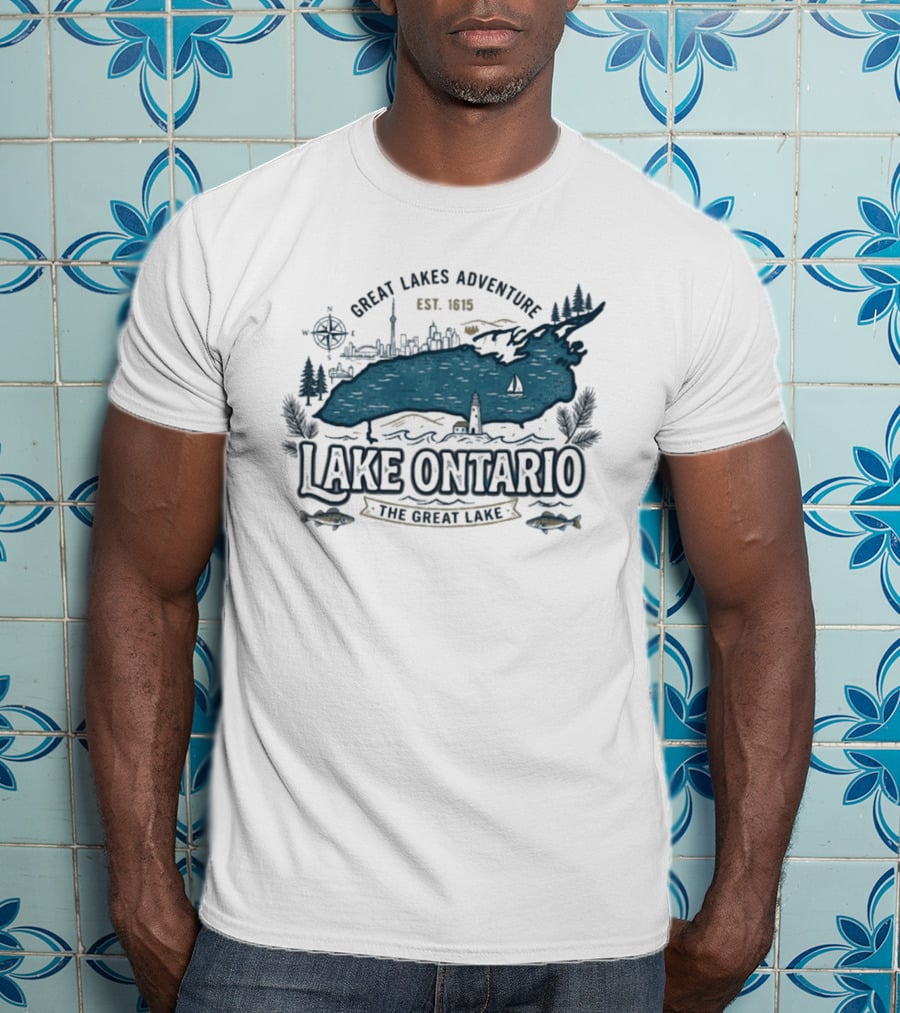 Great Lakes Adventure Lake Ontario The Great Lake Est. 1913 T-Shirt