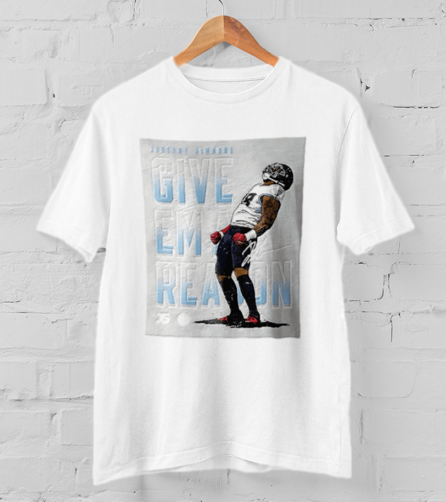 Tennessee Titans Give Em A Reason Jeffery Simmons 98 Flexing T-Shirt