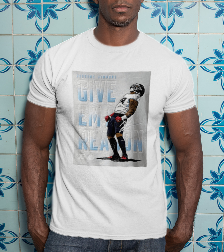 Tennessee Titans Give Em A Reason Jeffery Simmons 98 Flexing T-Shirt