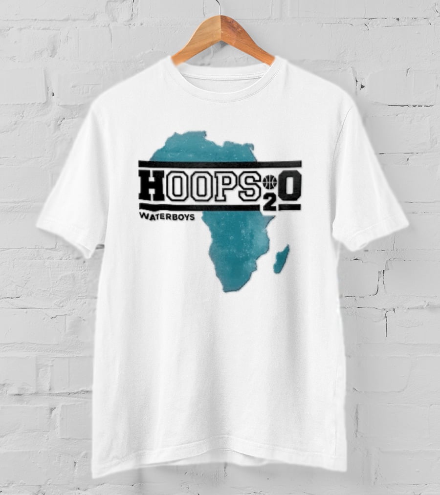 Waterboys Hoops H2o Distressed Africa Continent Map T-Shirt