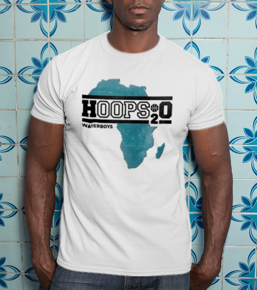 Waterboys Hoops H2o Distressed Africa Continent Map T-Shirt