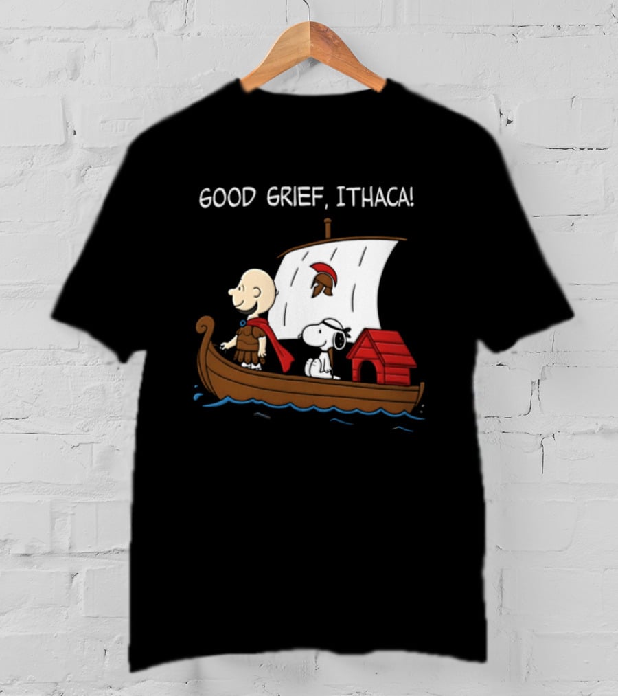 Good Grief Ithaca Charlie Brown Snoopy Peanuts T-Shirt