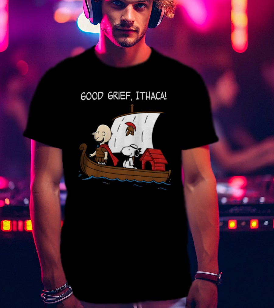 Good Grief Ithaca Charlie Brown Snoopy Peanuts T-Shirt