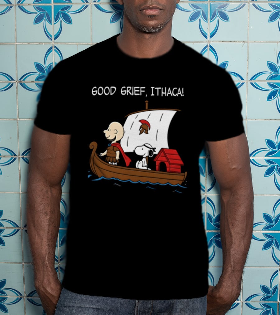 Good Grief Ithaca Charlie Brown Snoopy Peanuts T-Shirt