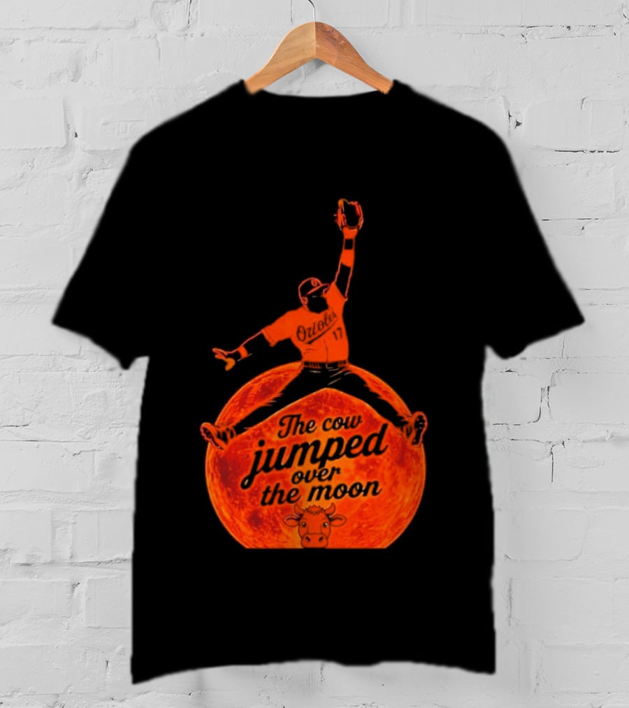 Colton Cowser The Cow Jumped Over The Moon Baseball Catcher T-Shirt