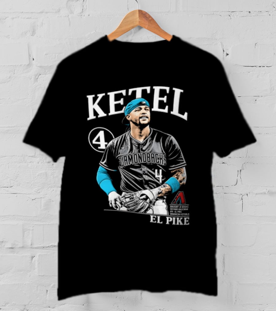 Ketel Marte 4 El Pike Dominican Arizona Diamondbacks MLB T-Shirt