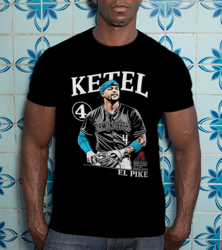 Ketel Marte 4 El Pike Dominican Arizona Diamondbacks MLB T-Shirt