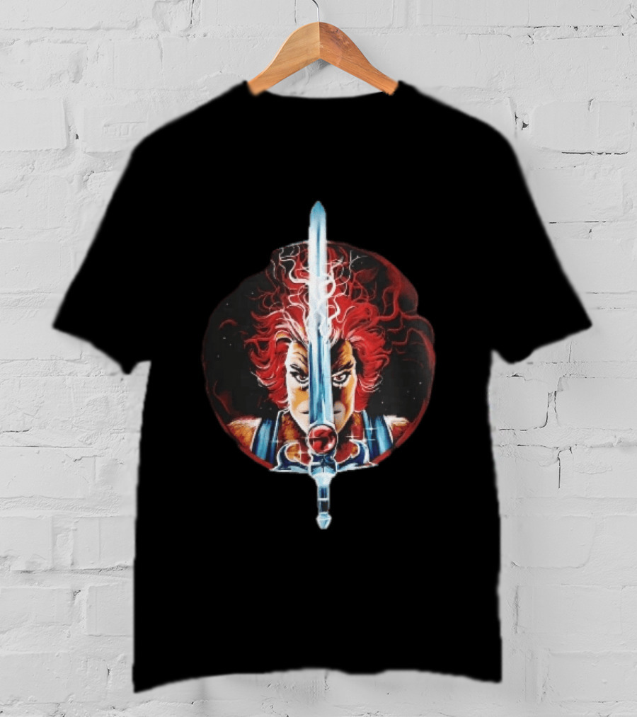 Lion O Thundercats Sword Of Omens Fiery Red Mane T-Shirt