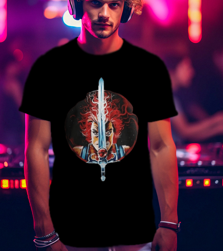 Lion O Thundercats Sword Of Omens Fiery Red Mane T-Shirt