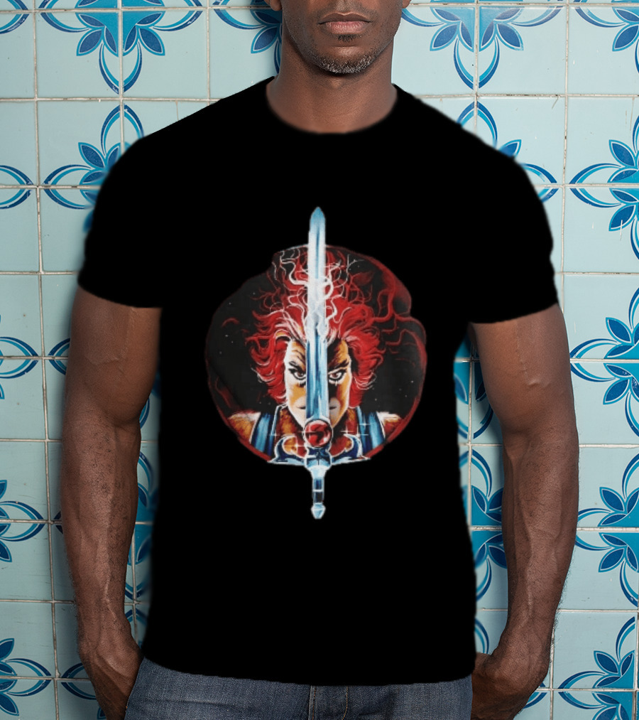 Lion O Thundercats Sword Of Omens Fiery Red Mane T-Shirt