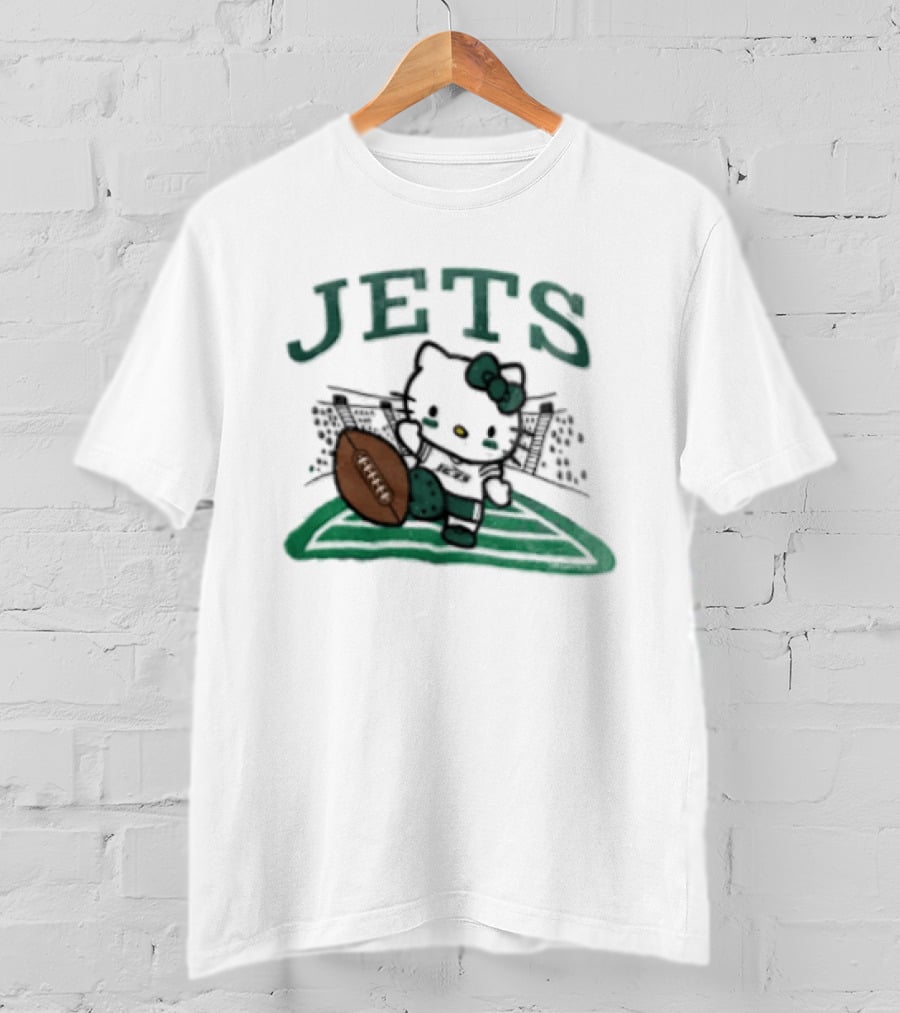 Hello Kitty Jets Football T-Shirt