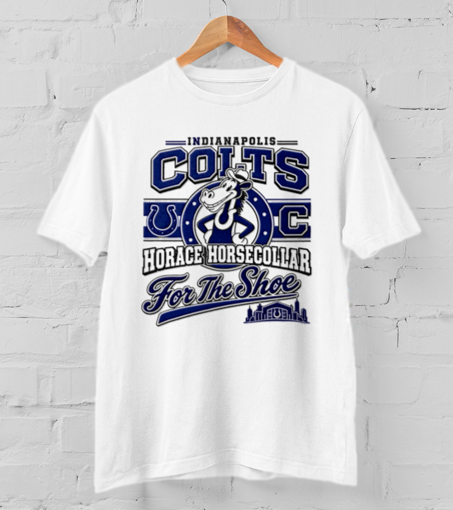 Indianapolis Colts Horace Horsecollar Mascot For The Shoe T-Shirt