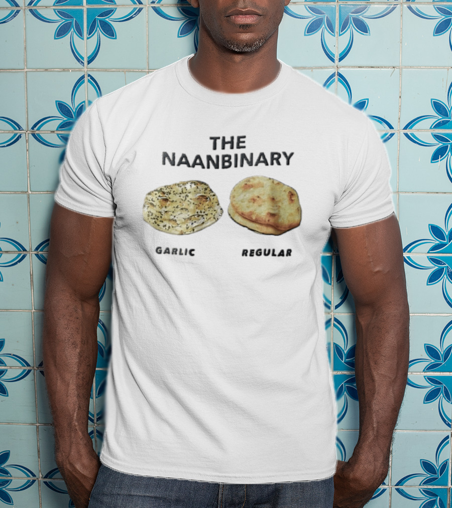 The Naanbinary Garlic Regular Indian Flatbread T-Shirt