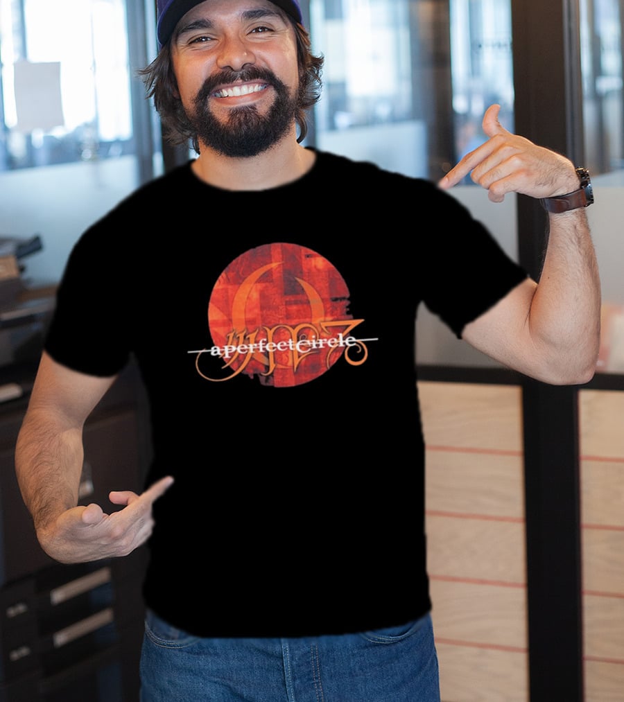 A Perfect Circle Band Logo Red T-Shirt