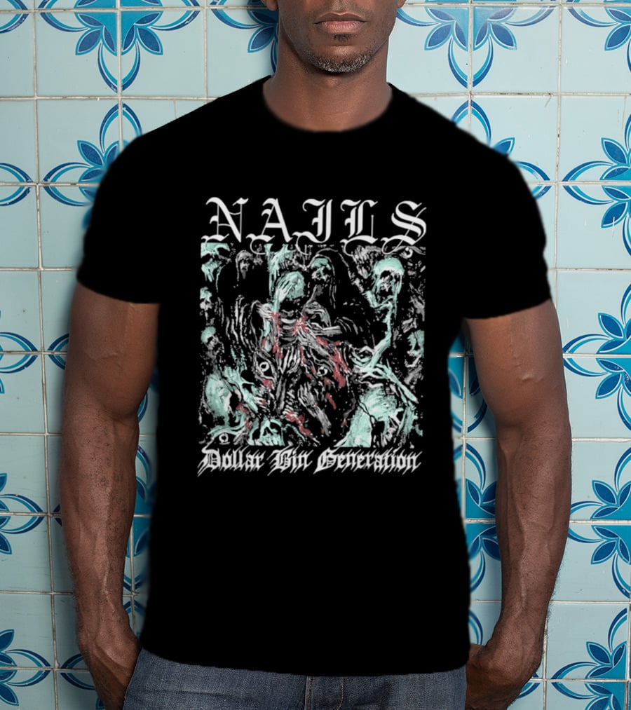 Nails Dollar Bin Generation Grunge Aesthetic T-Shirt