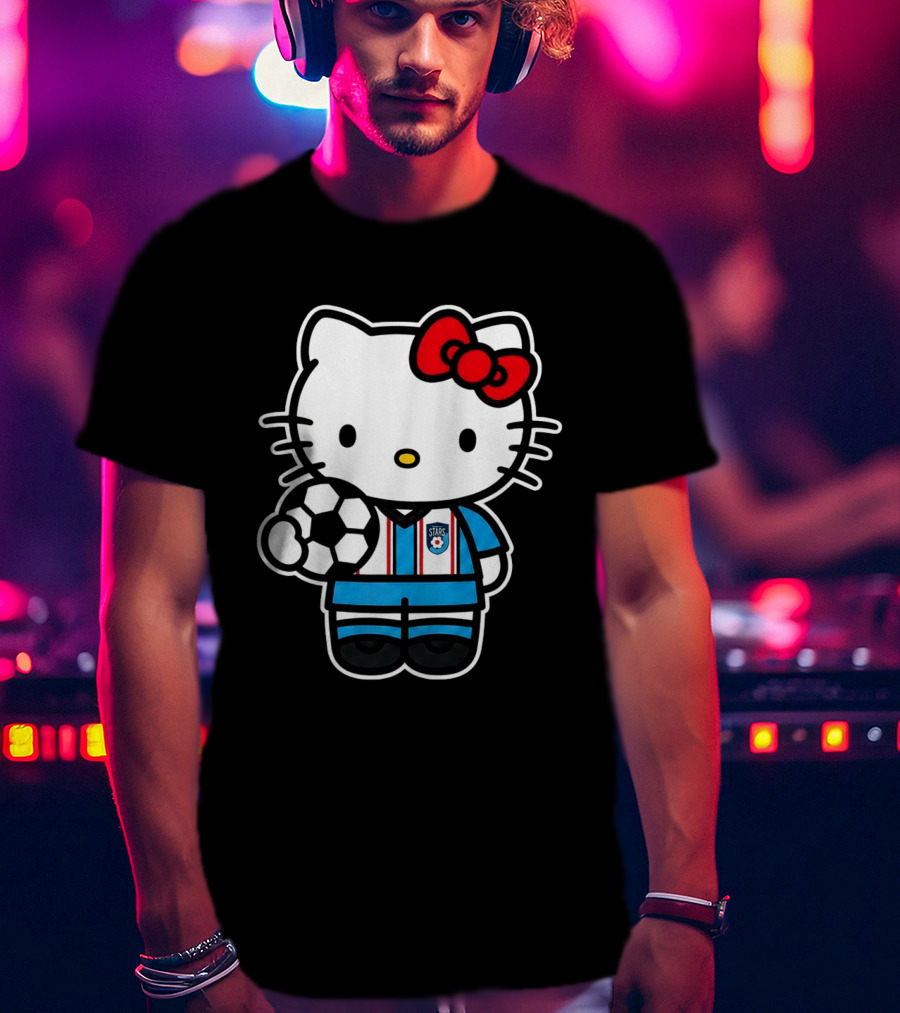 Hello Kitty Chicago Soccer Stars Team Collaboration T-Shirt