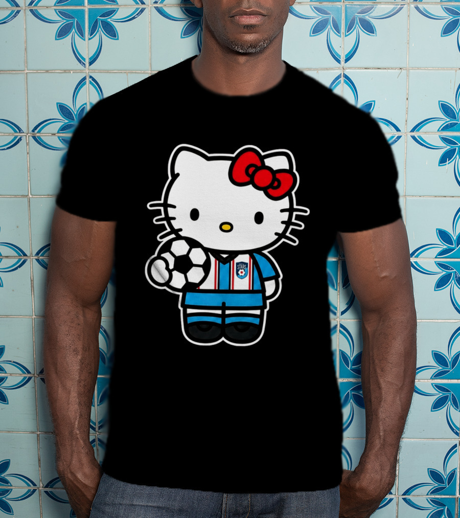 Hello Kitty Chicago Soccer Stars Team Collaboration T-Shirt