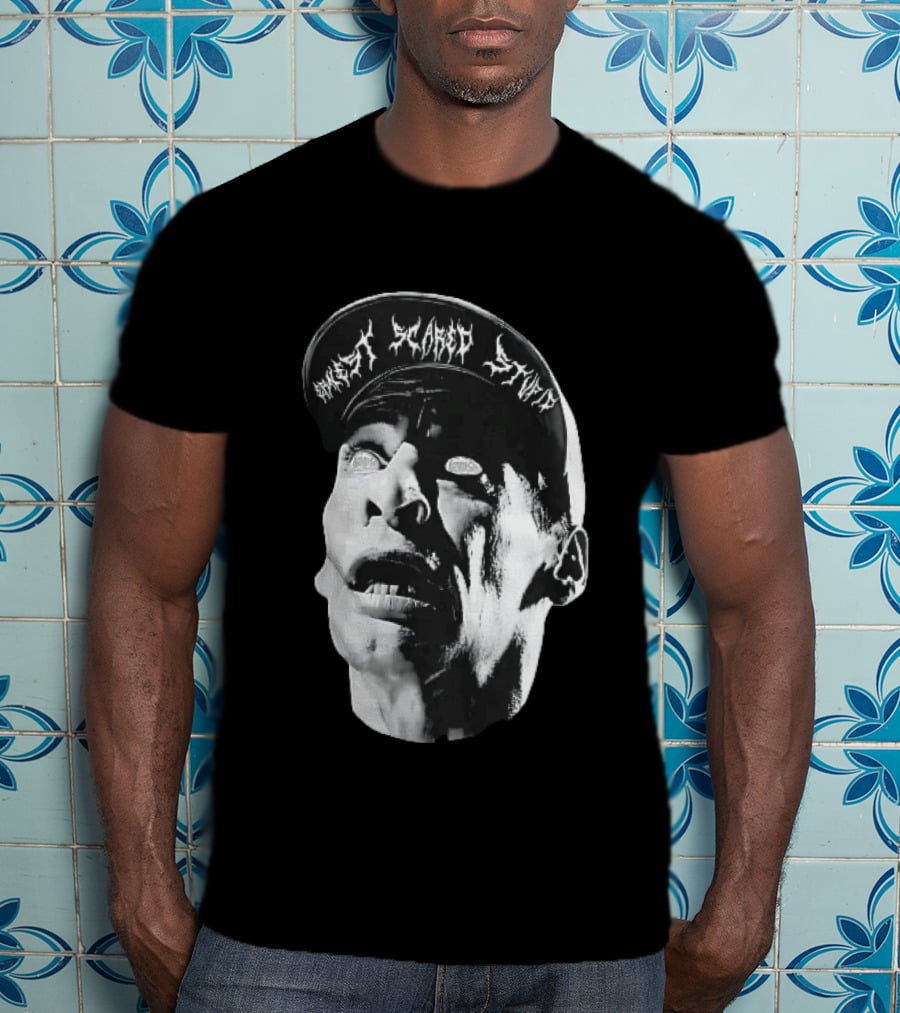 Ernest Scared Stupid Horror Movie Face T-Shirt