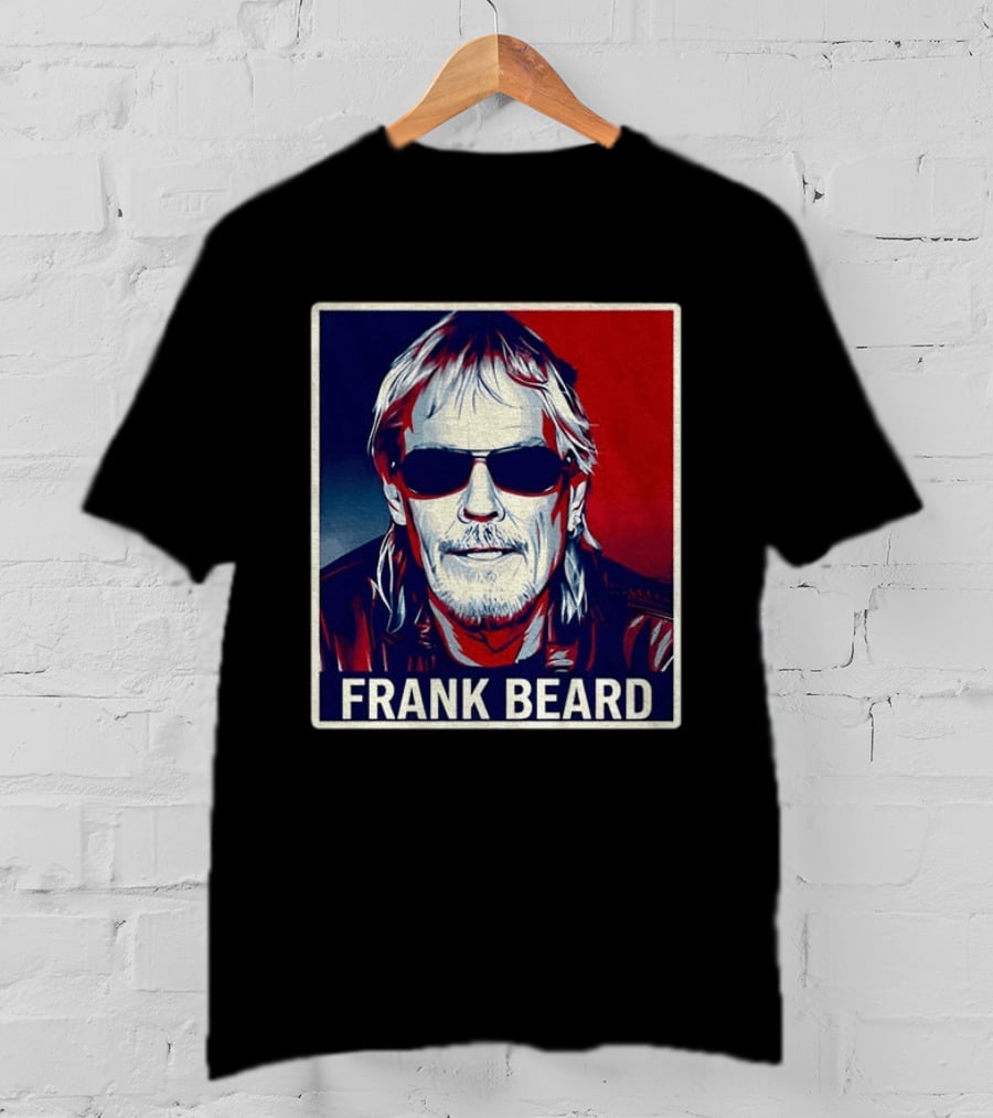 Frank Beard Vintage Rocker Sunglasses T-Shirt