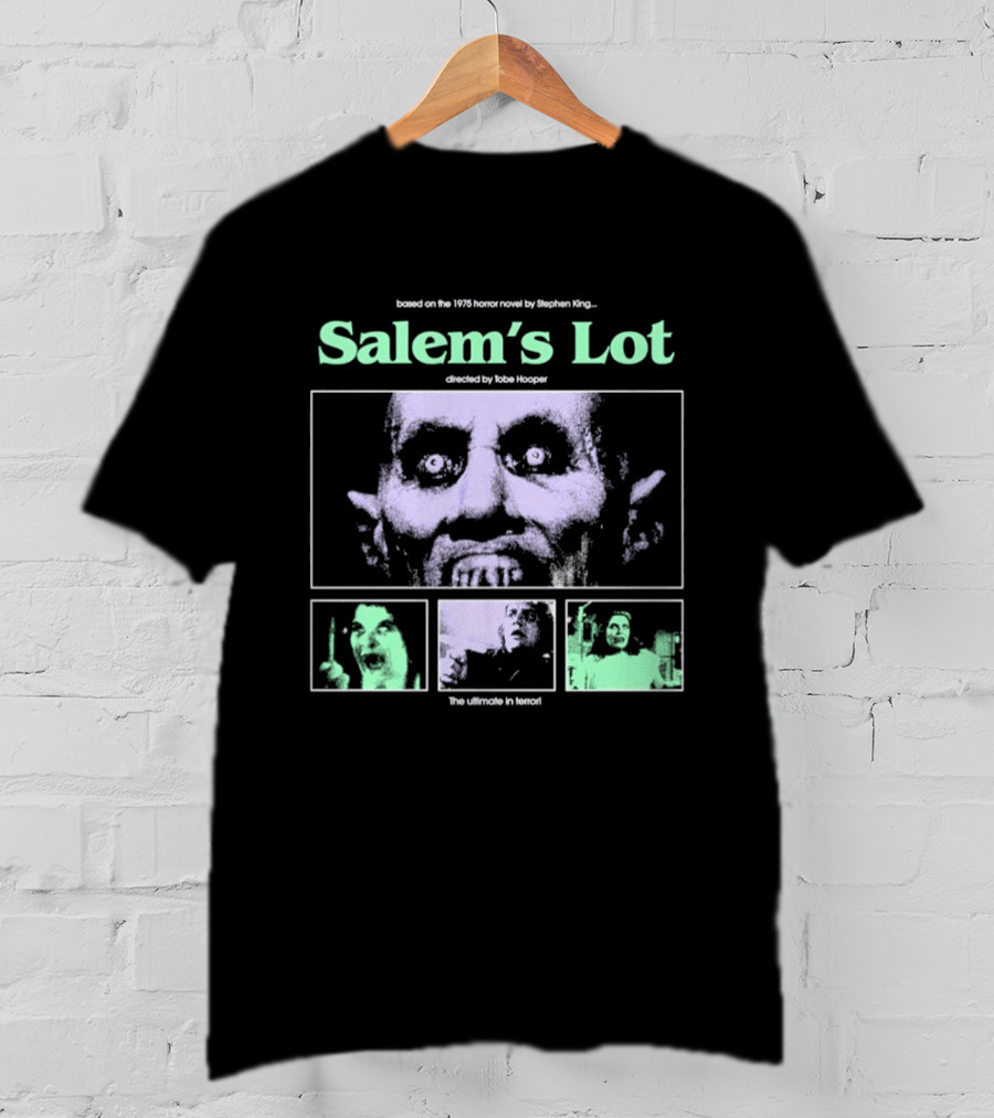 Based On The 1975 Horror Novel By Stephen King Salem's Lot Directed By Tobe Hooper The Ultimate In Terror T-Shirt