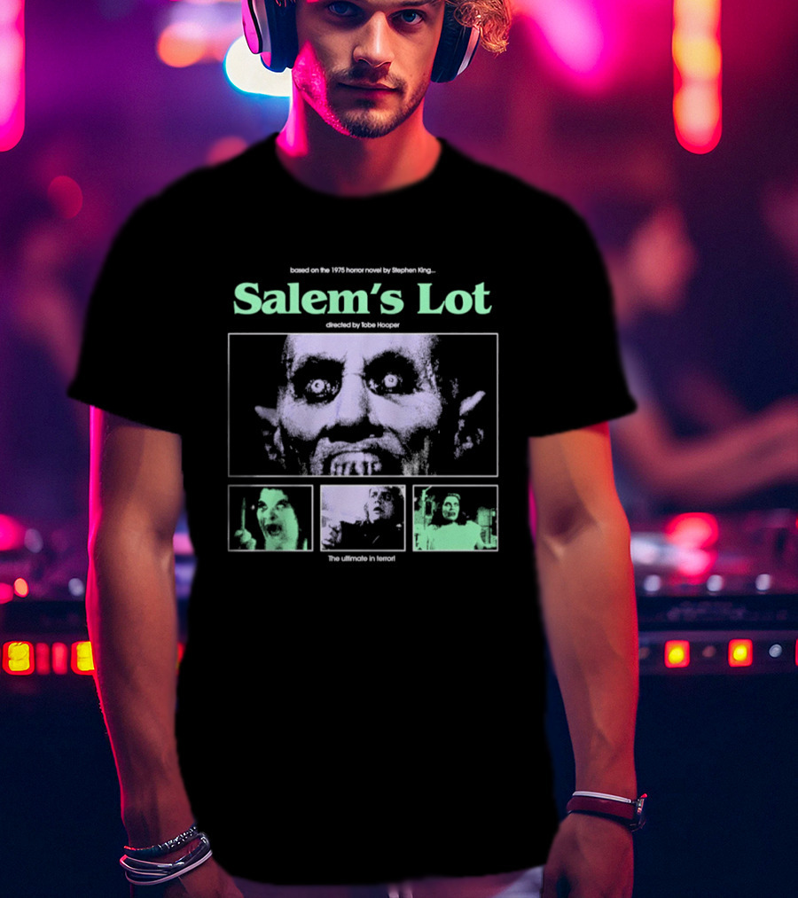 Based On The 1975 Horror Novel By Stephen King Salem's Lot Directed By Tobe Hooper The Ultimate In Terror T-Shirt