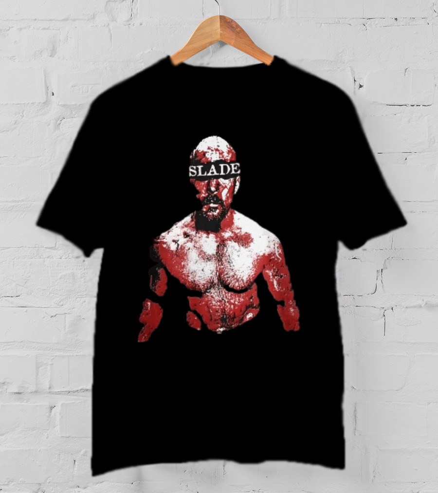 Slade Warrior Bleeding Covered In Blood Bold Headband T-Shirt