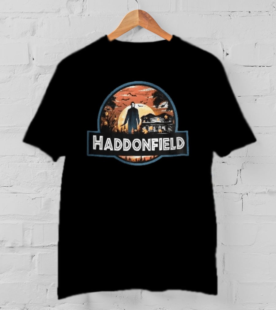 Haddonfield Michael Myers House With Moonlit T-Shirt