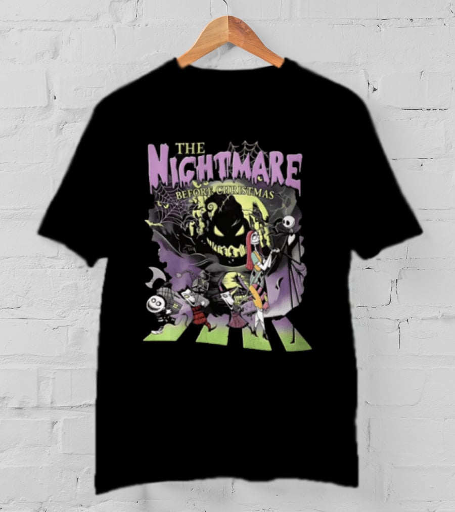 The Nightmare Before Christmas Abbey Road Halloween T-Shirt
