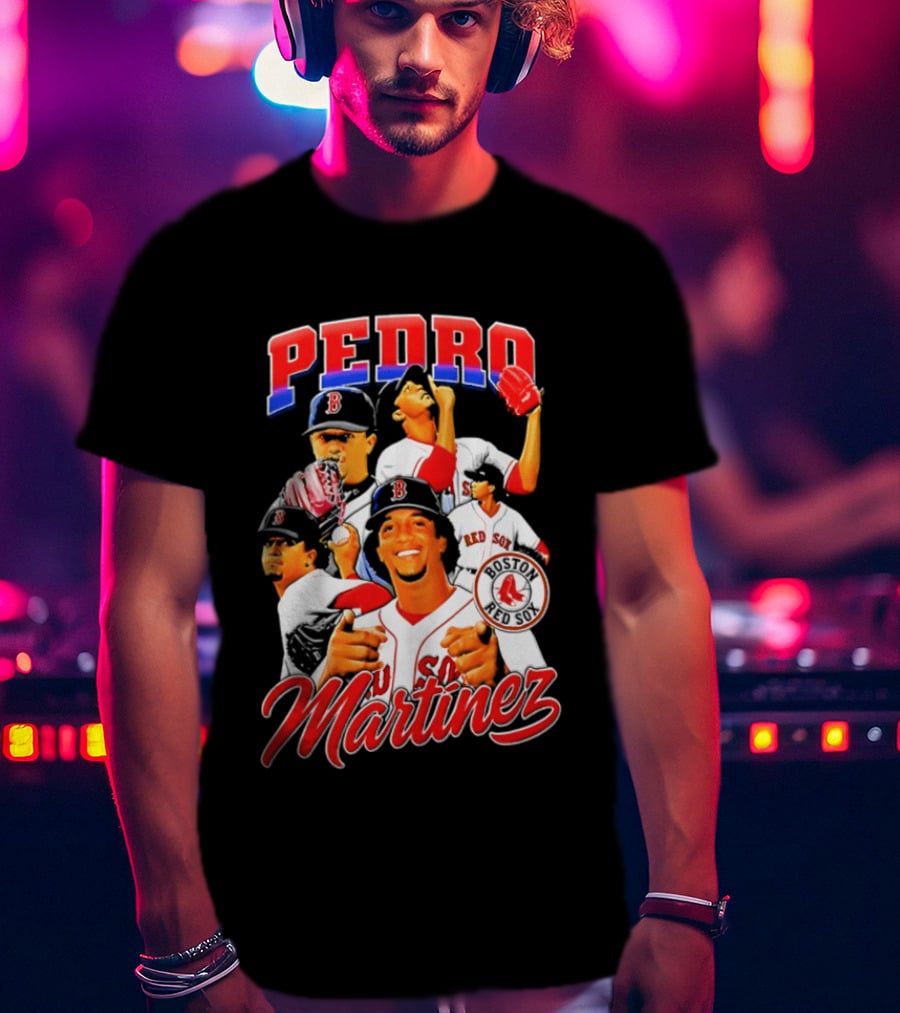 Pedro Martinez Boston Red Sox MLB Legends 2026 T-Shirt