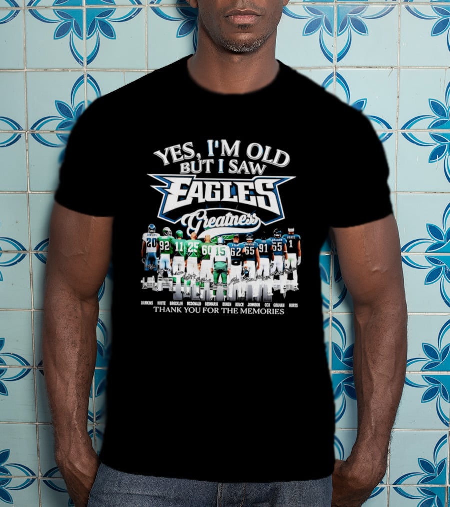 Philadelphia Eagles Greatness Thank You For The Memories T-Shirt