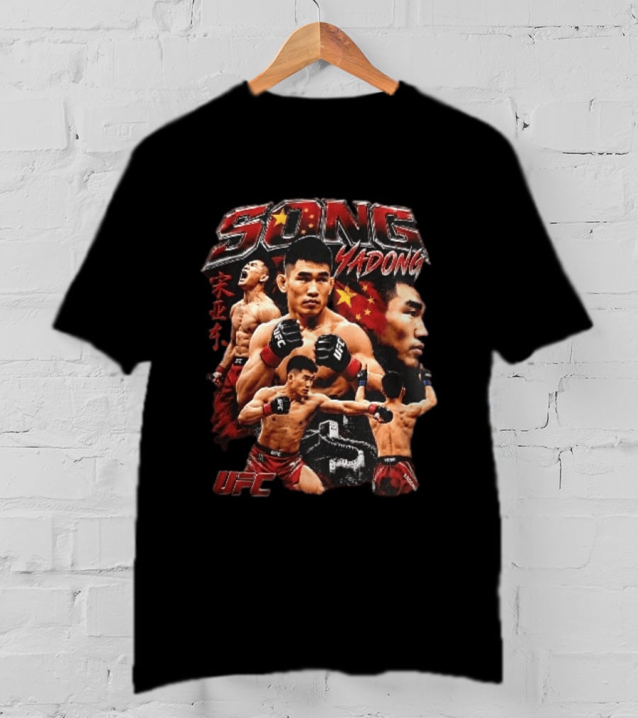 UFC Song Yadong Chinese Martial Arts Fighter Action T-Shirt