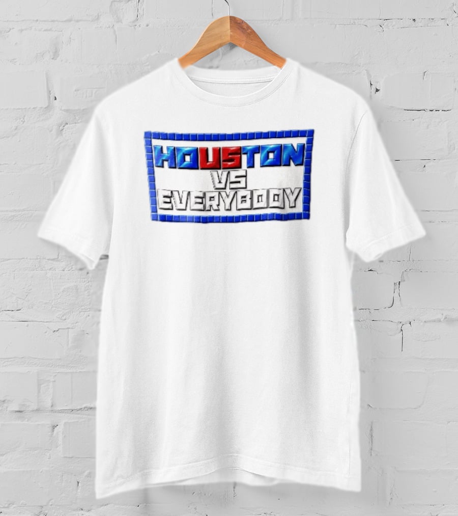 Houston VS Everybody Pixel Border T-Shirt